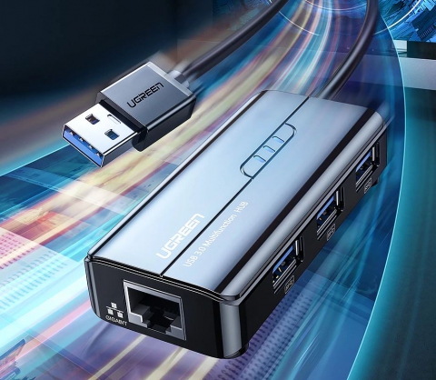 USB Ethernet USB 3.0 auf RJ45 HUB